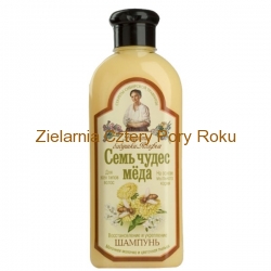 Szampon 7 cudów miodu Odbudowa i wzmocnienie 350 ml Babcia Agafia